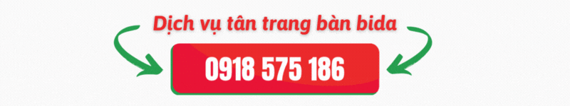 Liên hệ dịch vụ sửa chữa bàn bida tại Bida Trọng Hiếu
